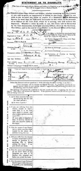 Military record