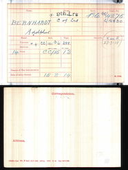 Medal index card