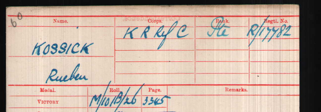 Reuben Kossick