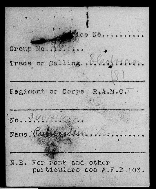 Military Record