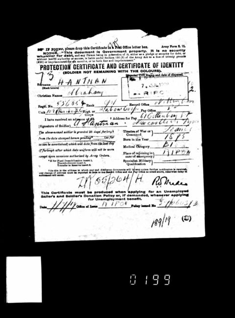Military Record