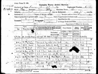 Casualty Form