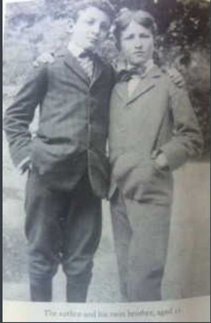 Edward with twin brother, Walter Jr.