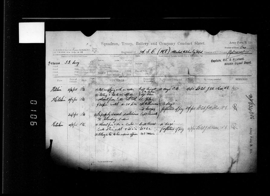 Military Record