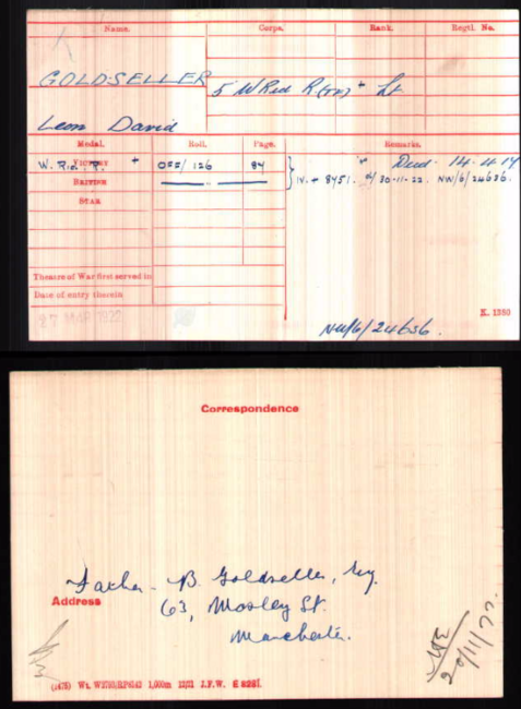 Medal card