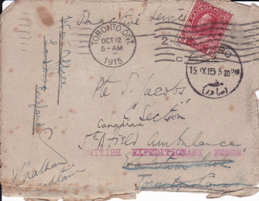 Canadian Army envelope