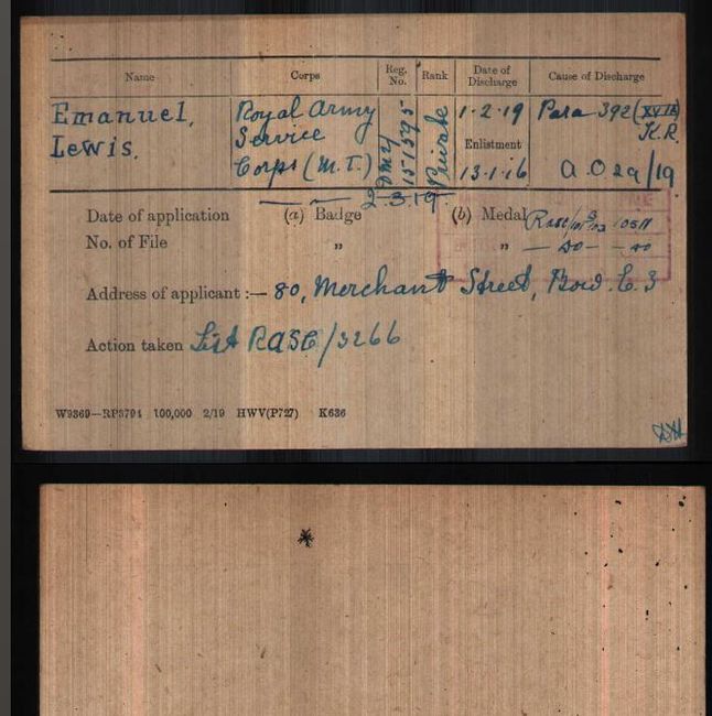 Medal card