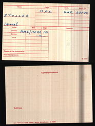 Medal Index Card