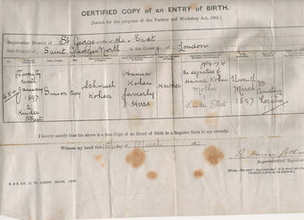 Birth certificate