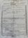 Certificate of demobilisation 