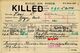 Casualty card