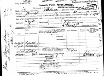 Casualty form
