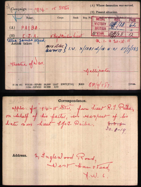 Medal card