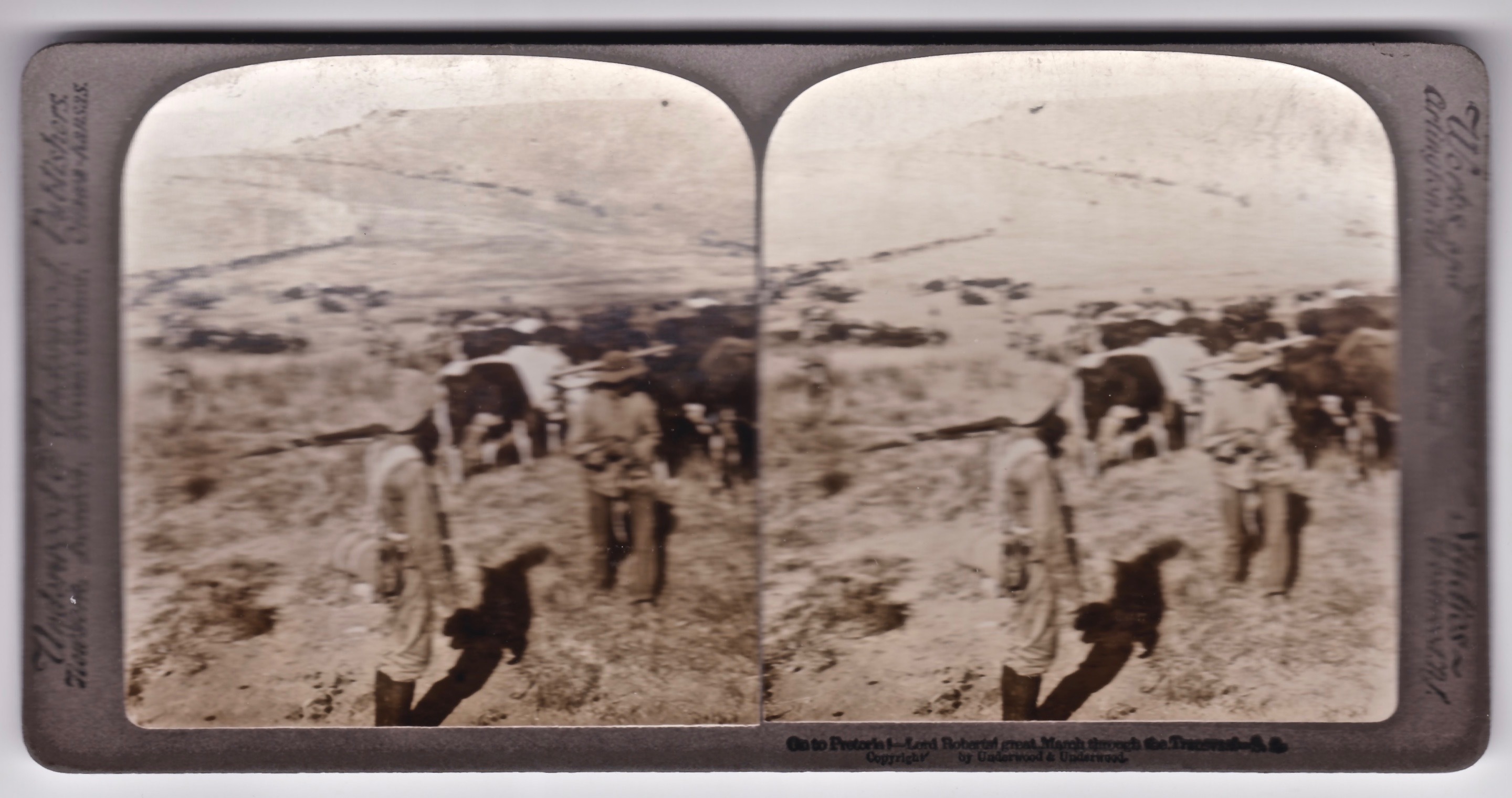On to Pretoria! - Lord Robert's great March through the Transvaal. South Africa