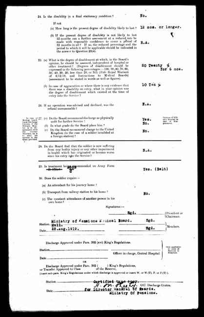 Military Record