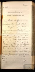 Family Naturalisation Certificate