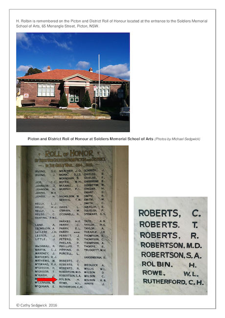Harry Rolbin's story