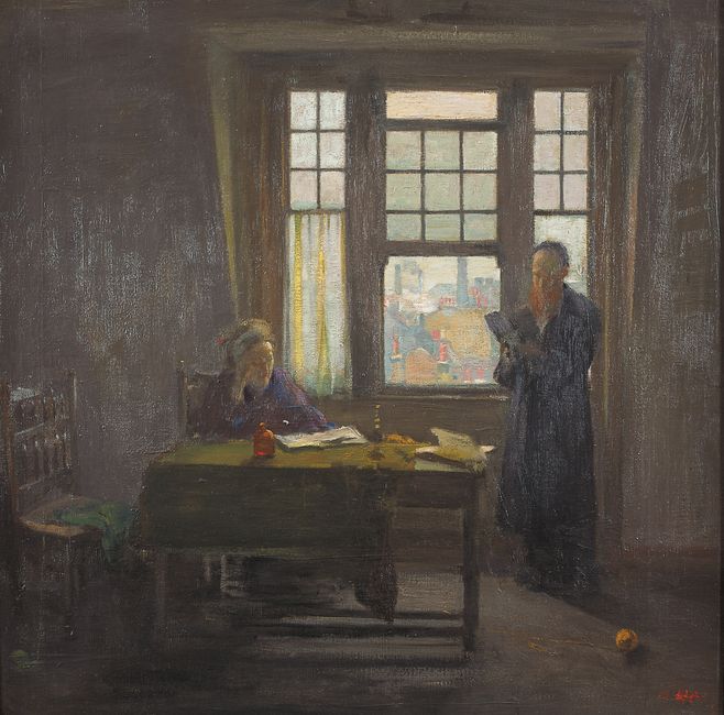 Sabbath Afternoon by Wolmark, Alfred. 1909. © Ben Uri