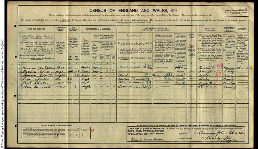 1911 Census