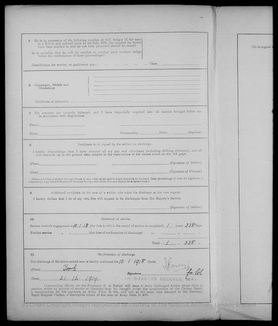 Military Record