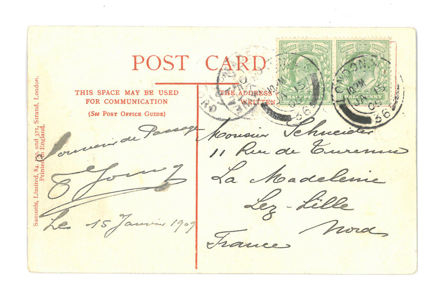 Petticoat Lane. Reverse