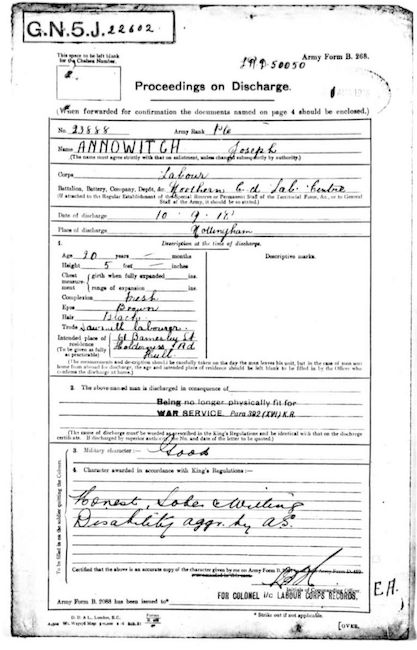 Discharge Papers