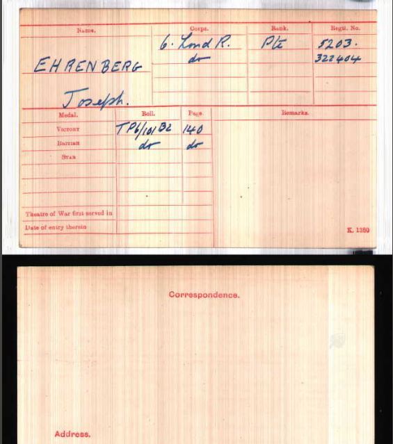 Medal card