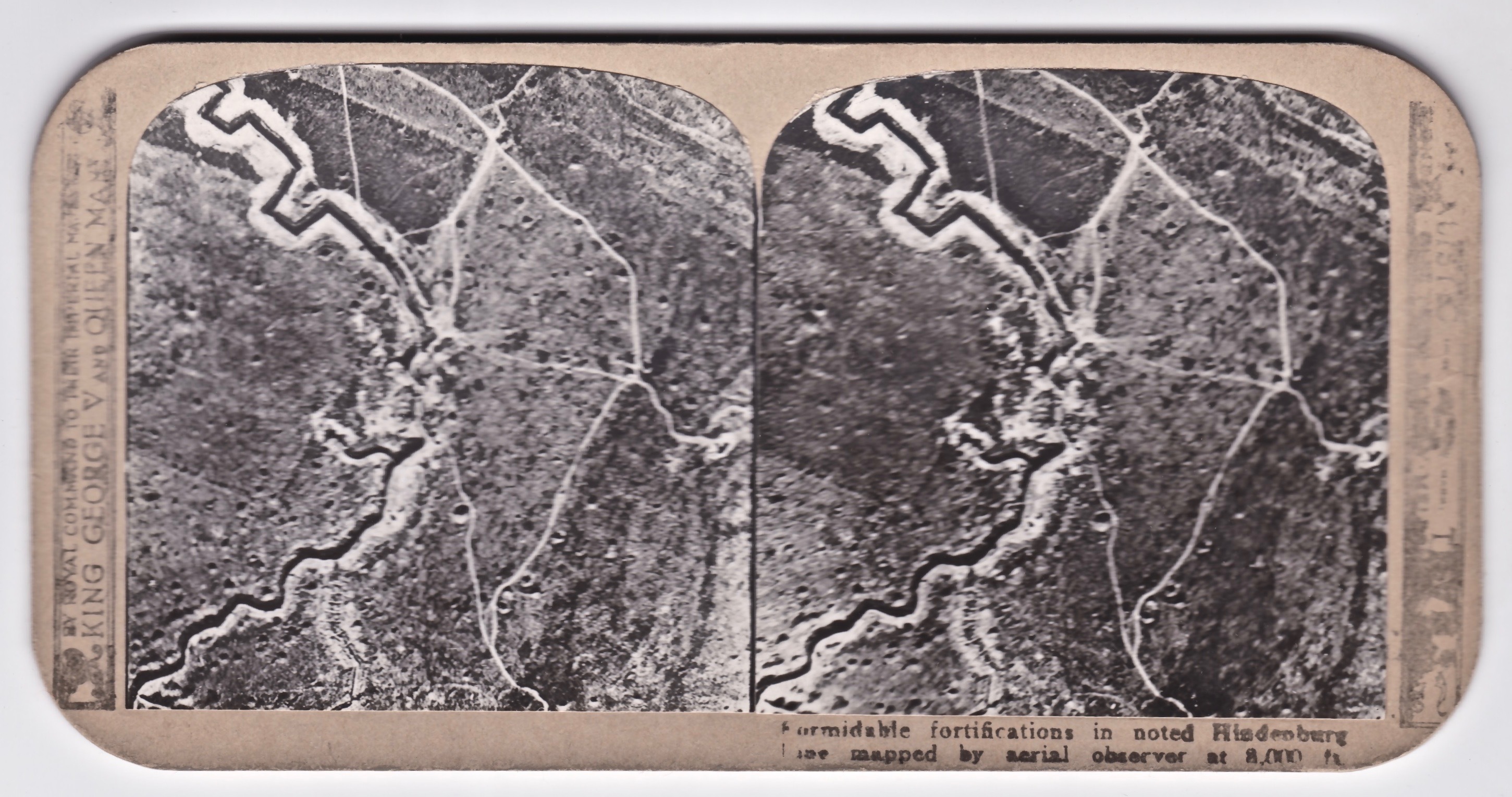 Aerial view from a fortification in Hindenburg