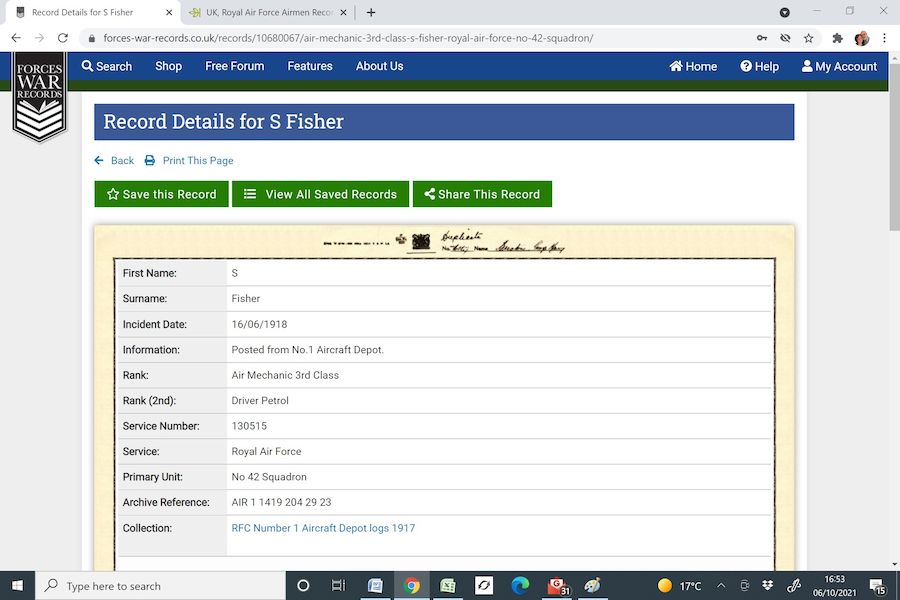 Military Record