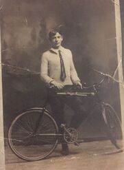 On a Bike c. 1913