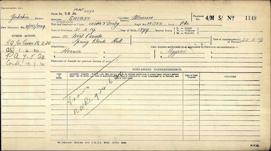 Military Record