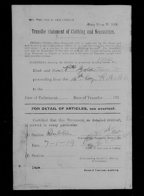 Military Record