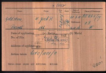 Military Record