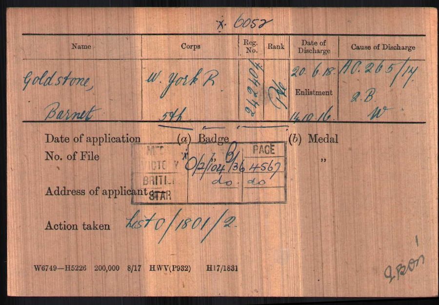 Military Record