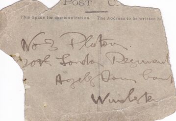Back of postcard