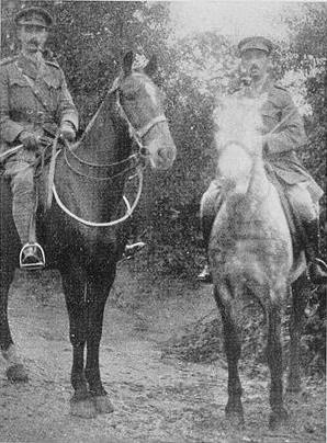 Rev. V.G. Simmons, C.F., and Rev. A. Barnett, C.F., on active service