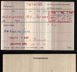 Medal card