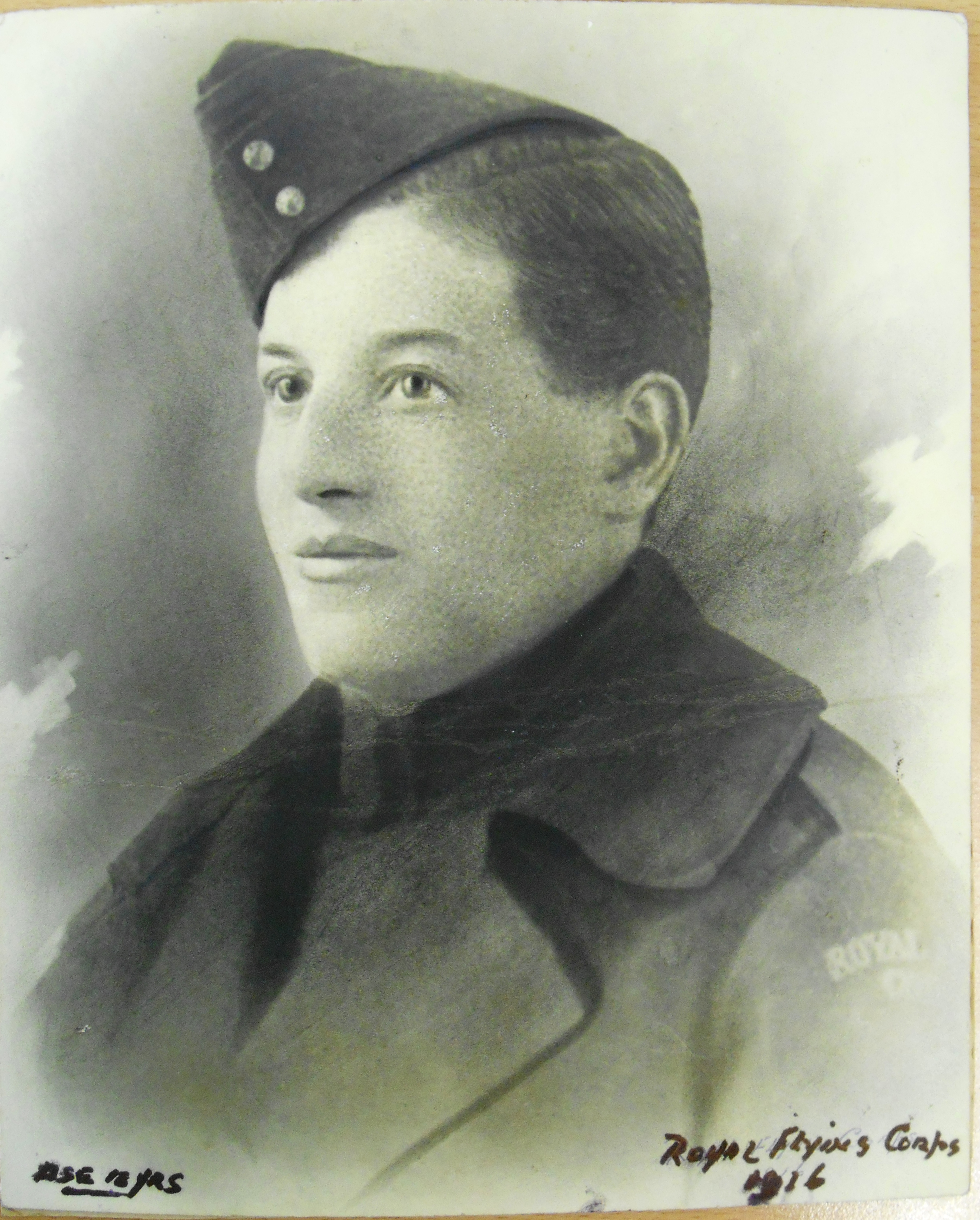 Harry in Royal Flying Corps uniform