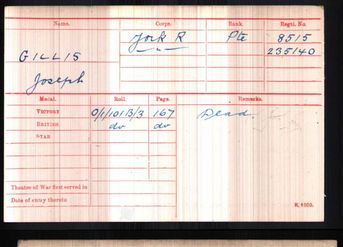 Medal card
