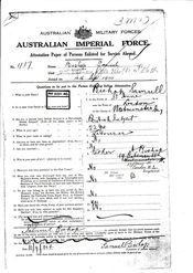 AIF Enlistment