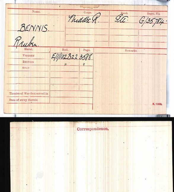 Medal card