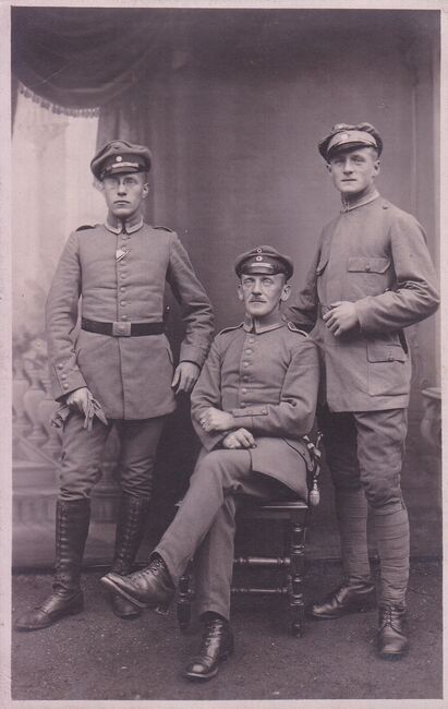 With his battalion (Alex is standing to the left)