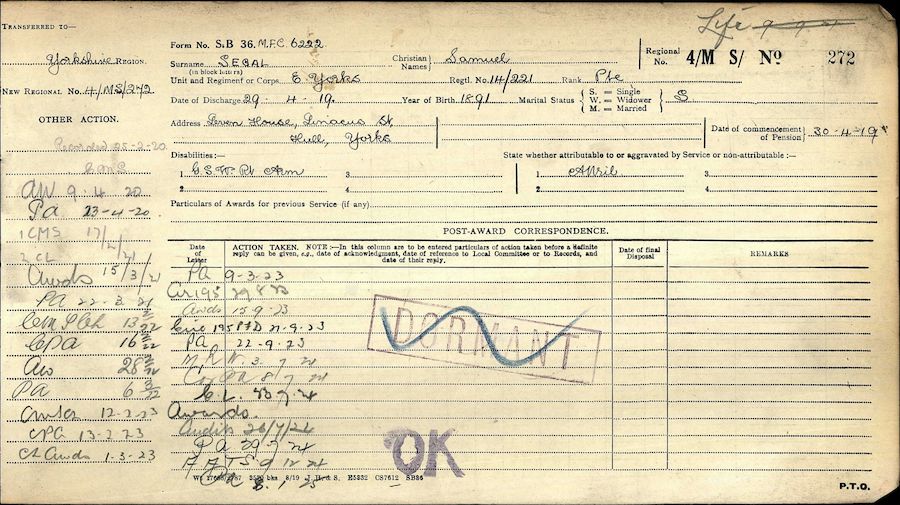 Military Record