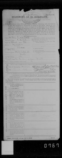 Military Record