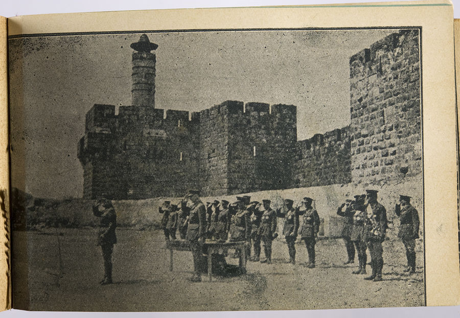 20 photographs/postcards from Palestine in WW1 and photograph and flower book from Jerusalem. ©Jewish Museum London/Jewish Military Museum	
