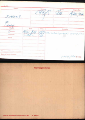 Medal card