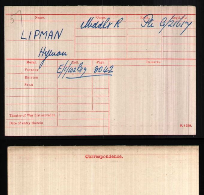 Medal card