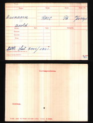 Medal index card - Arnold was entitled to the Silver War Badge as he was discharged as medically unfit due to sickness