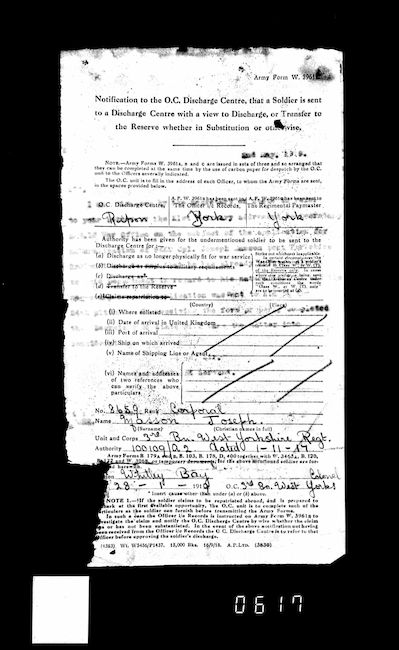 Military Record