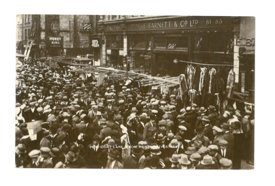 Teeming crowds on a Sunday morning